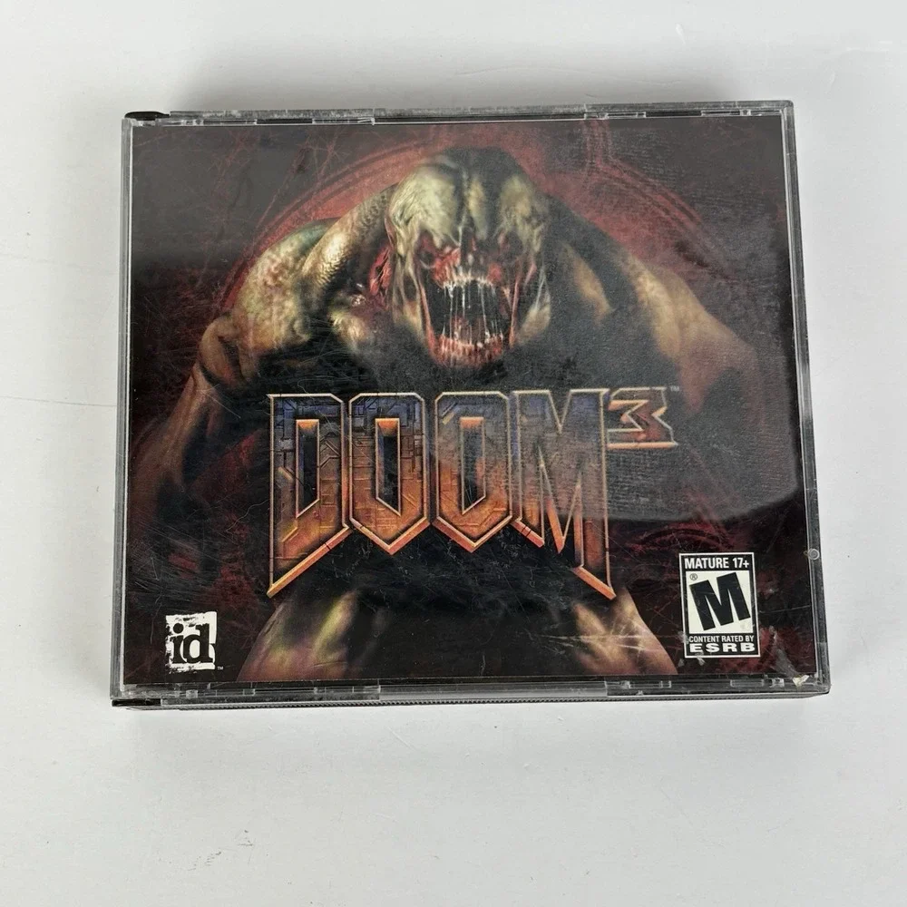 DOOM 3 Video Game For PC Includes 3 Discs CD-Rom Computer Game